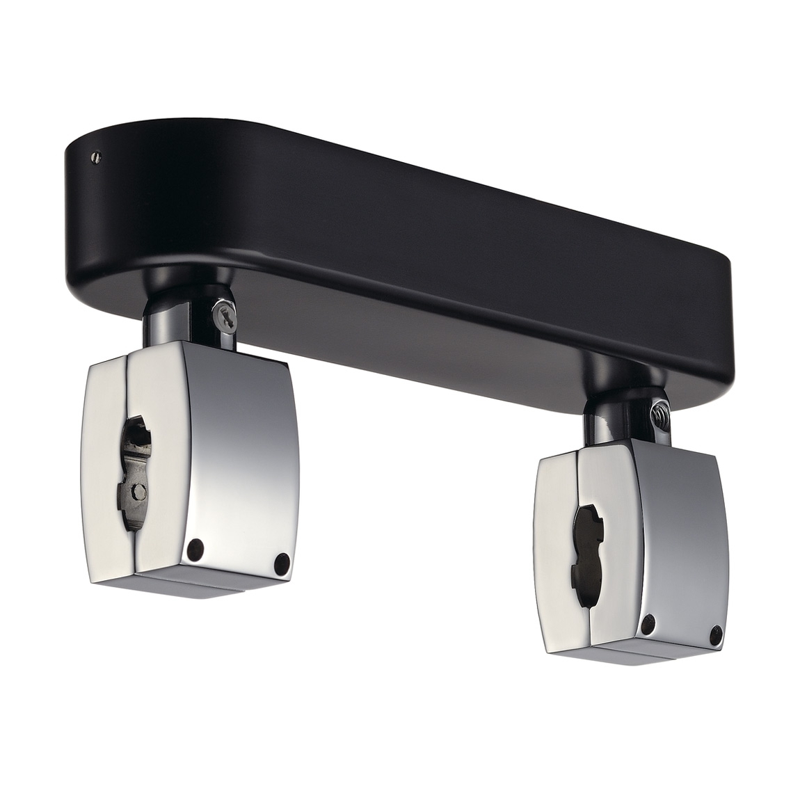 SLV 185012 EASYTEC II®, SHORTBOX держатель шинопровода с разъёмом питания, 16А макс., хром/ черный