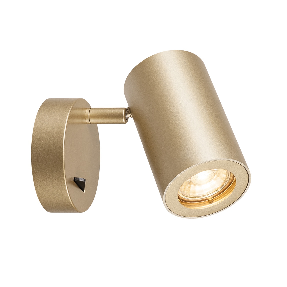 SLV 1000731 ENOLA_B SINGLE SPOT светильник накладной для лампы GU10 50Вт макс., с выключателем, латунь