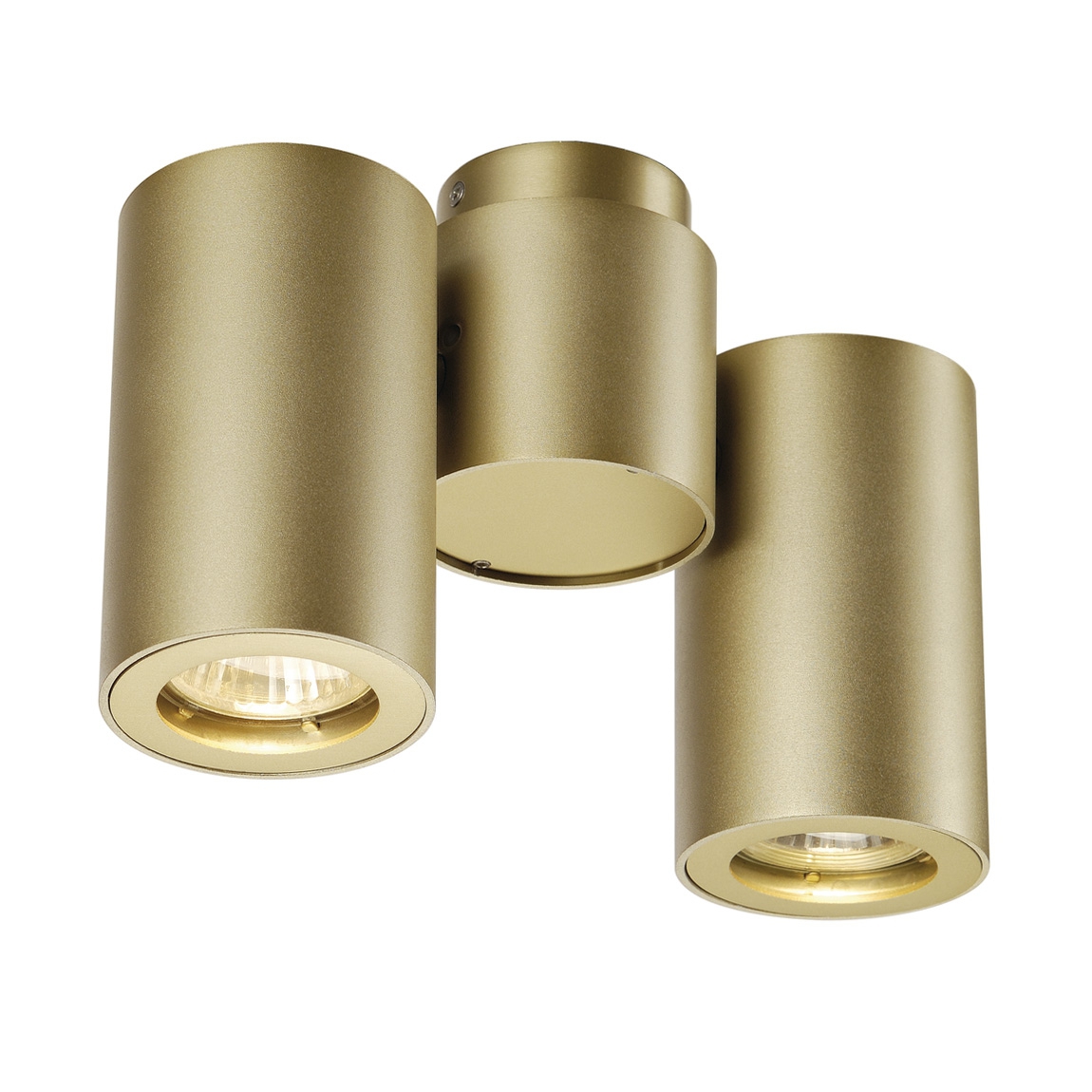 SLV 151833 ENOLA_B SPOT 2 светильник накладной для 2-х ламп GU10 по 50Вт макс., латунь