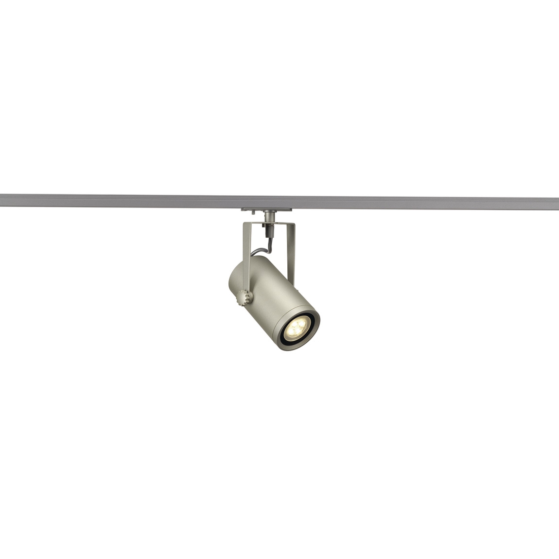 SLV 143824 1PHASE-TRACK, EURO SPOT INTEGRATED LED светильник с Fortimo Integrated 13Вт,3000К, 640lm,24°, сереб.