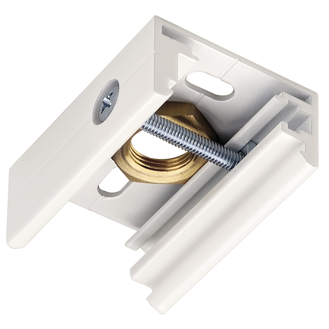 SLV 1001530 3Ph | EUTRAC®, крепление стойки/подвеса, белый RAL9016 (ex 145731)