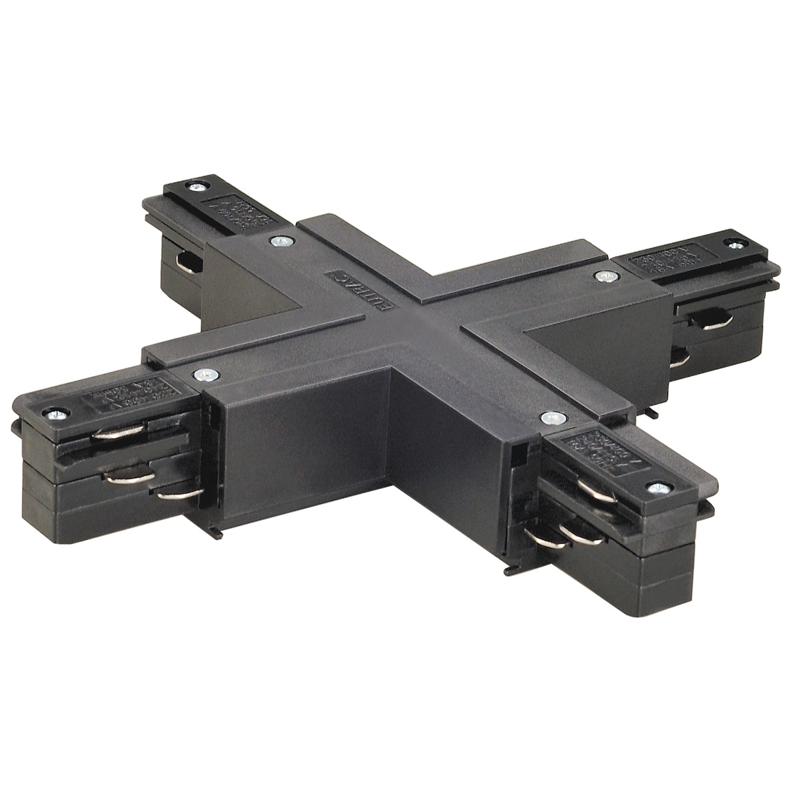 SLV 145690 3Ph | EUTRAC®, X-коннектор с разъёмами питания для 2х контуров, 16А макс., черный