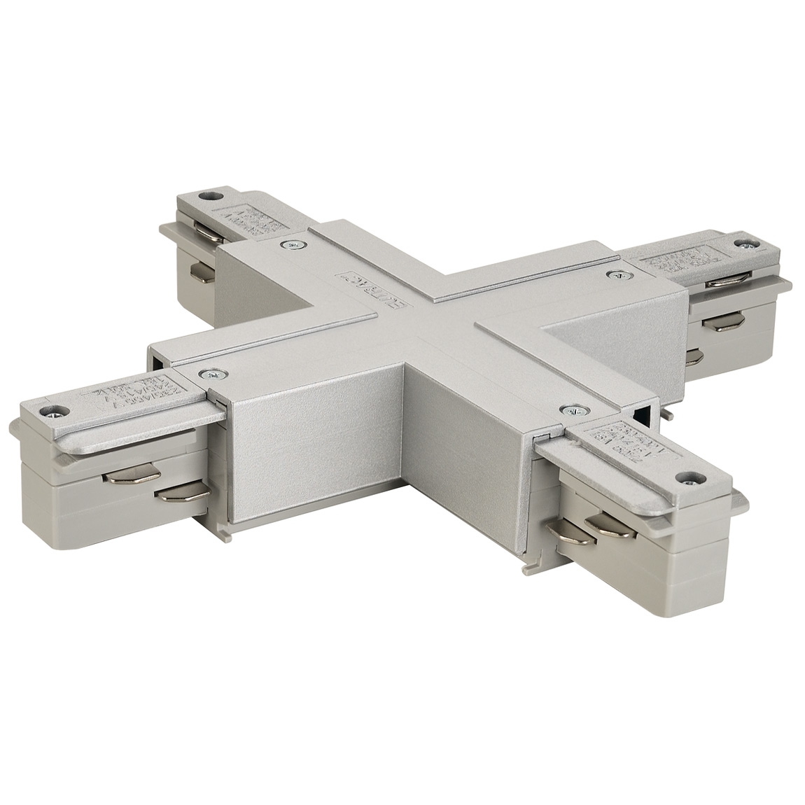 SLV 145694 3Ph | EUTRAC®, X-коннектор с разъёмами питания для 2х контуров, 16А макс., серебристый