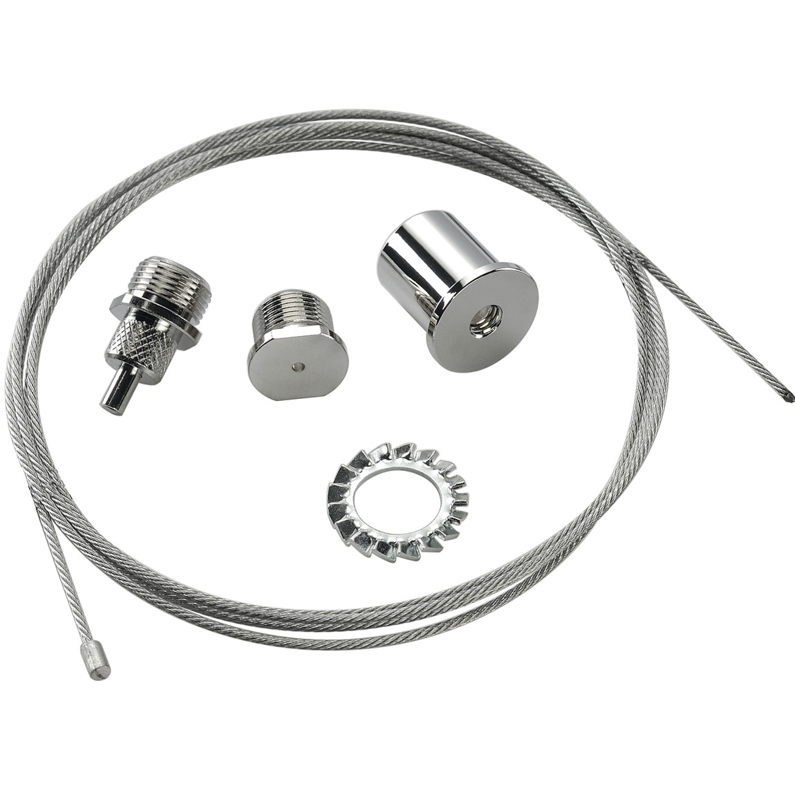 SLV 145800 3Ph | EUTRAC®, подвес 1.5 м, без крепления к шинопроводу, хром