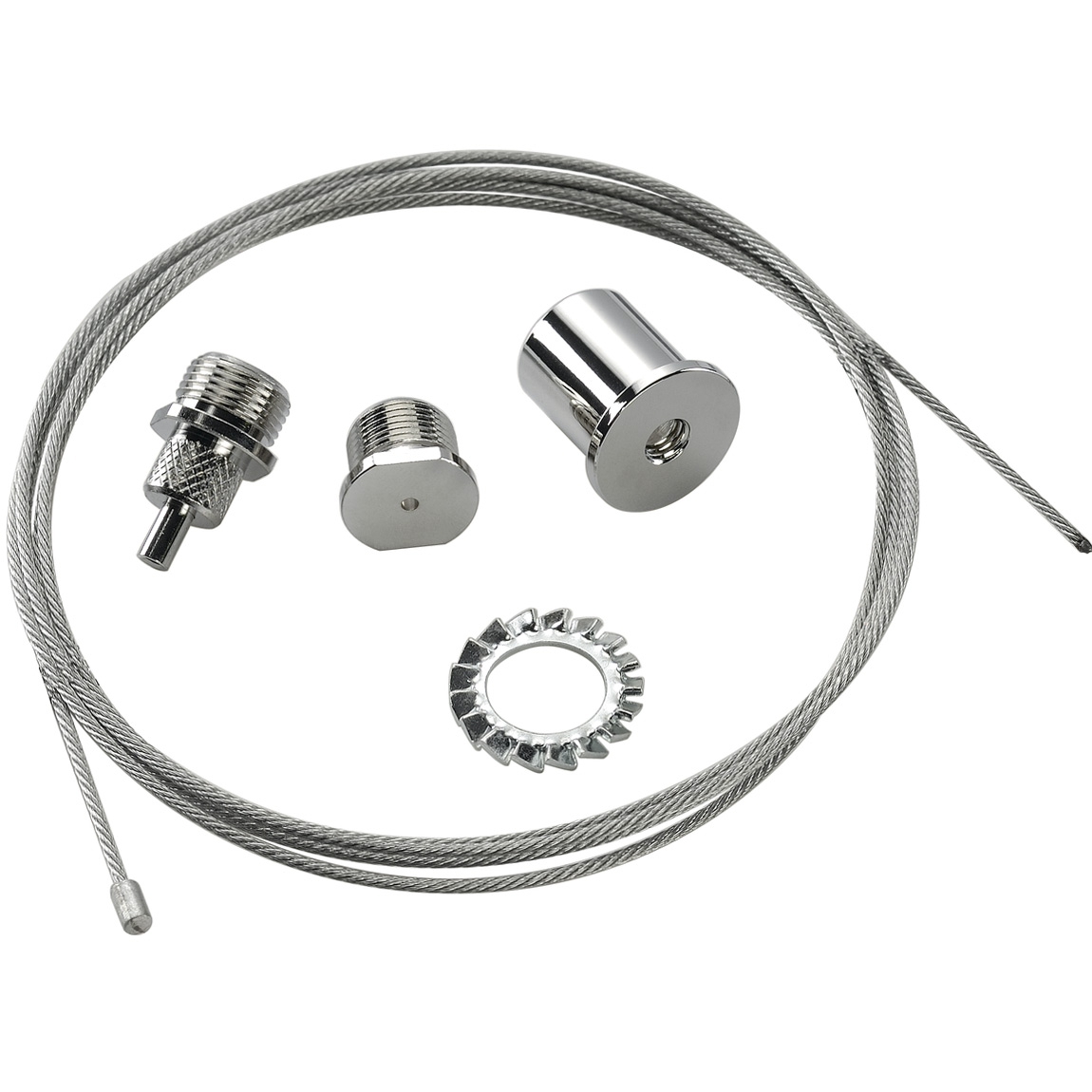 SLV 145820 3Ph | EUTRAC®, подвес 6.2 м, без крепления к шинопроводу, хром