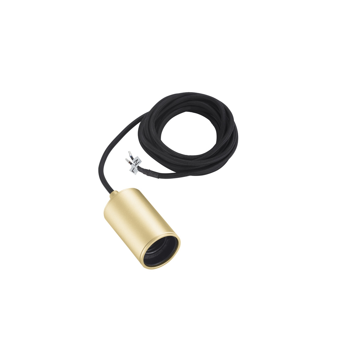 SLV 1002167 FITU E27 PD светильник подвесной 2.5m для лампы E27 60Вт макс., без основания, латунь