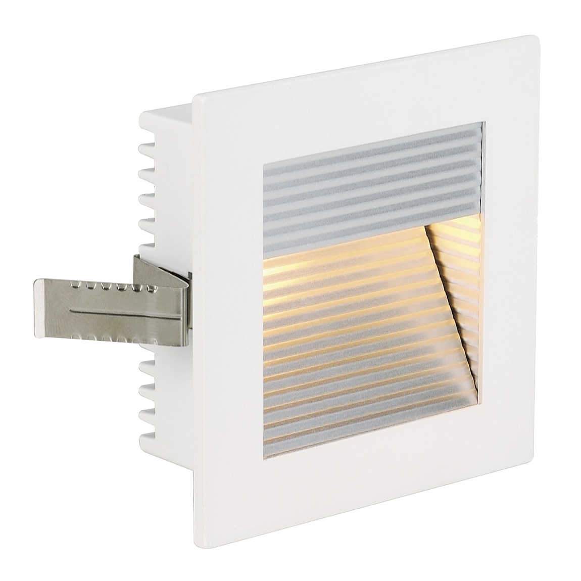 SLV 112771 FRAME CURVE FLAT QT9 светильник встраиваемый 12В для лампы QT9 G4 20Вт макс., белый/ алюминий