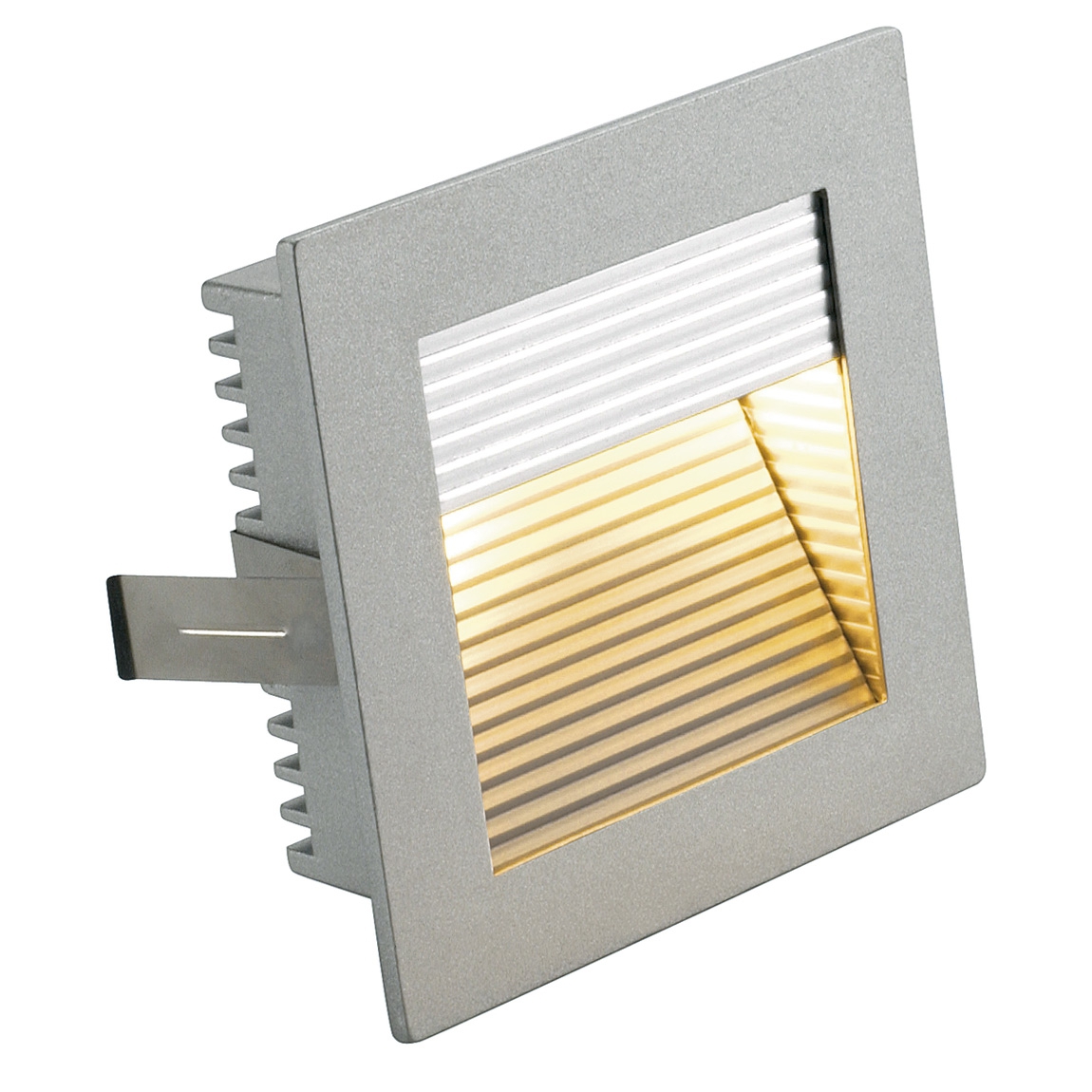 SLV 112772 FRAME CURVE FLAT QT9 светильник встраиваемый 12В для лампы QT9 G4 20Вт макс., серебристый/ алюминий