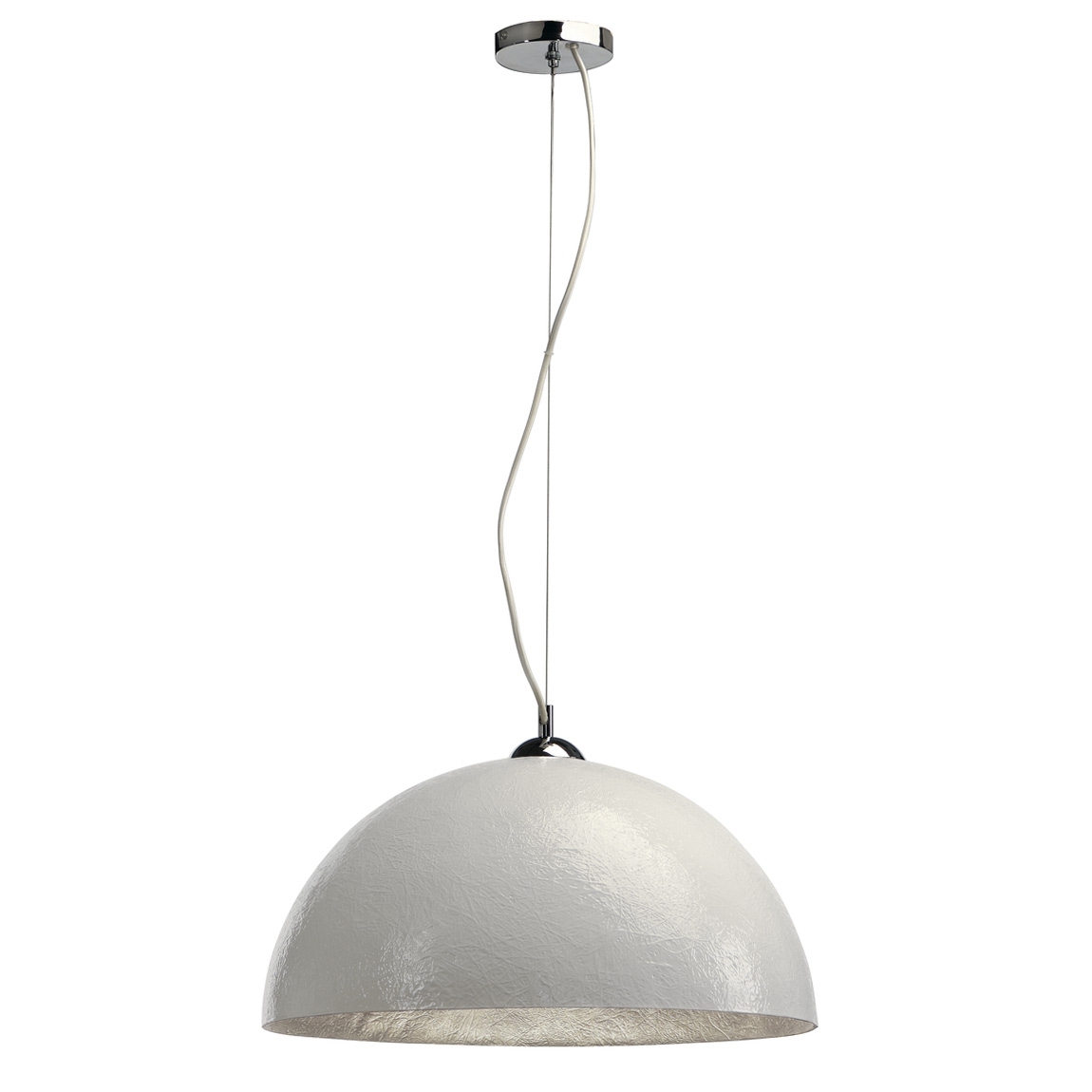 SLV 155521 FORCHINI PD-1 светильник подвесной для лампы E27 40Вт макс., белый/ хром/ серебро