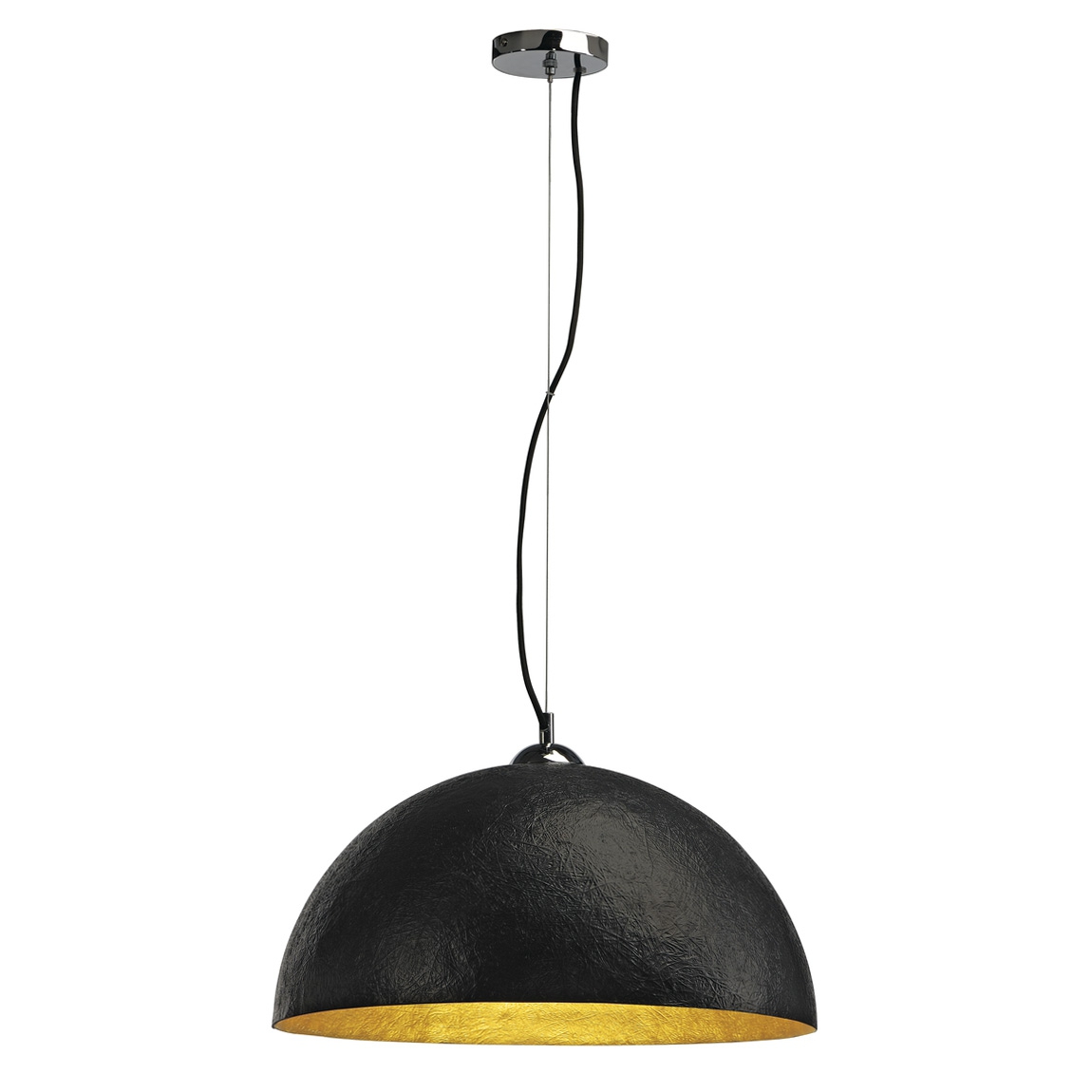 SLV 155530 FORCHINI 50 PD светильник подвесной для лампы E27 40Вт макс., черный/ хром/ золото