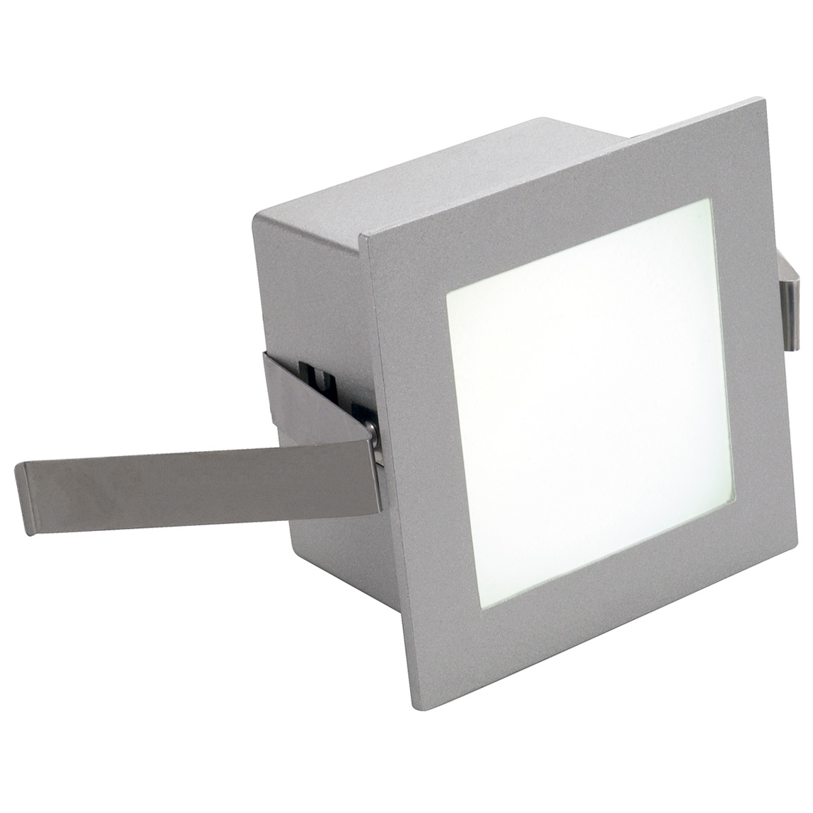 SLV 111260 FRAME BASIC LED светильник встраиваемый 350мА 1Вт с LED 4000К, 45лм, серебристый