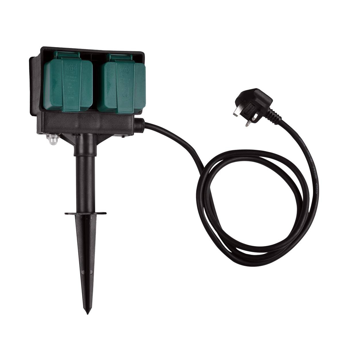 SLV 1000871 Удлинитель садовый на 4 розетки, IP44, кабель 1.5 метра, UK