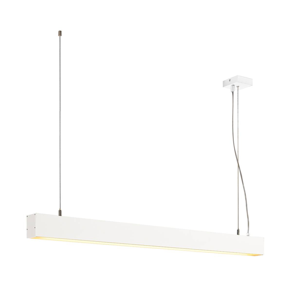 SLV 1001401 GLENOS PD 1m светильник подвесной 43Вт с LED 3000К, 2850лм, UGR<28, диммируемый 1-10В, белый