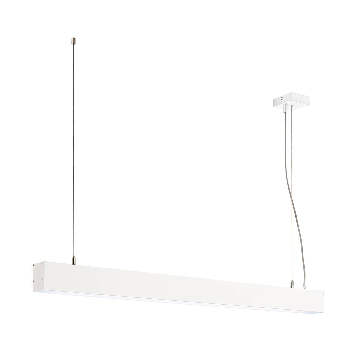 SLV 1001404 GLENOS PD 1m светильник подвесной 43Вт с LED 4000К, 3300лм, UGR<28, диммируемый 1-10В, белый