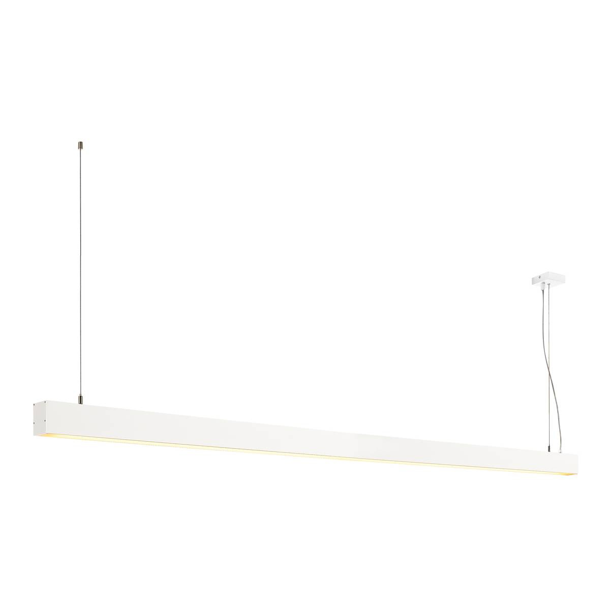 SLV 1001407 GLENOS PD 2m светильник подвесной 85Вт с LED 3000К, 5700лм, UGR<28, диммируемый 1-10В, белый