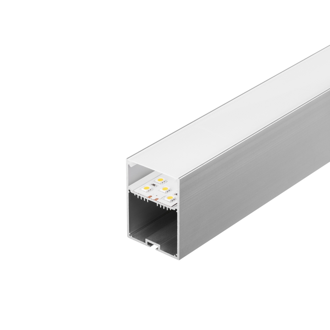 SLV 213474 GLENOS Pro-4970 200 профиль накладной, 2 м, алюминий