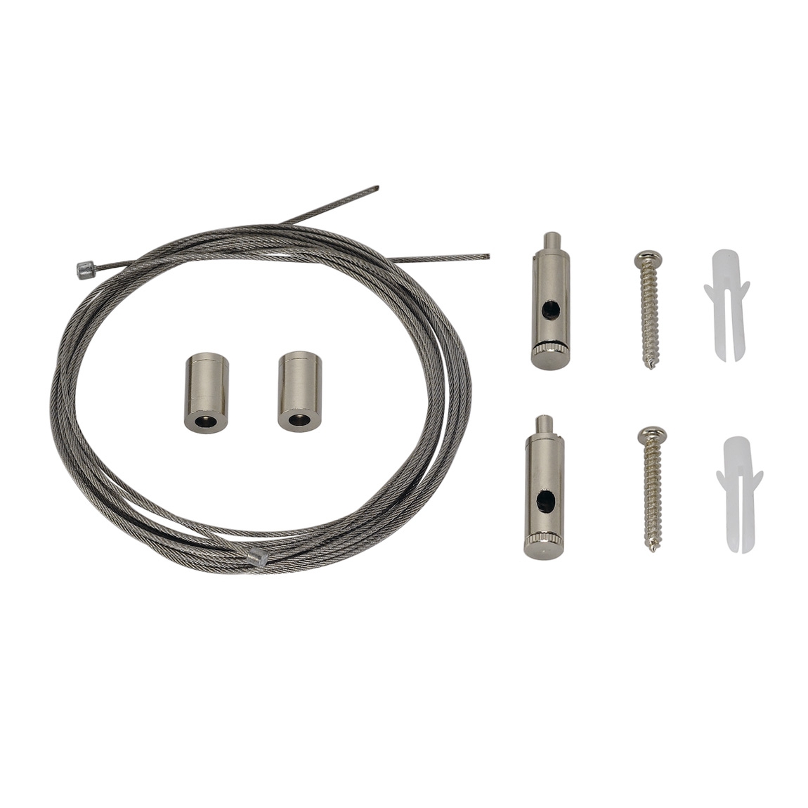 SLV 213488 GLENOS Pro-4970/3030, набор подвесов 2,5 метра, 2 шт., сталь