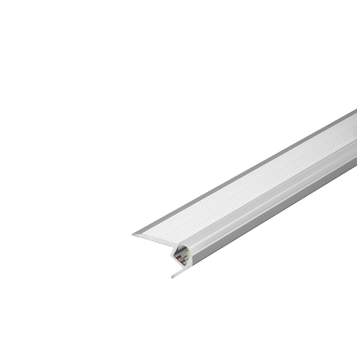 SLV 213582 GLENOS F-4827 UP 200 профиль для окантовки ступеней, 2 м, с экраном, алюминий