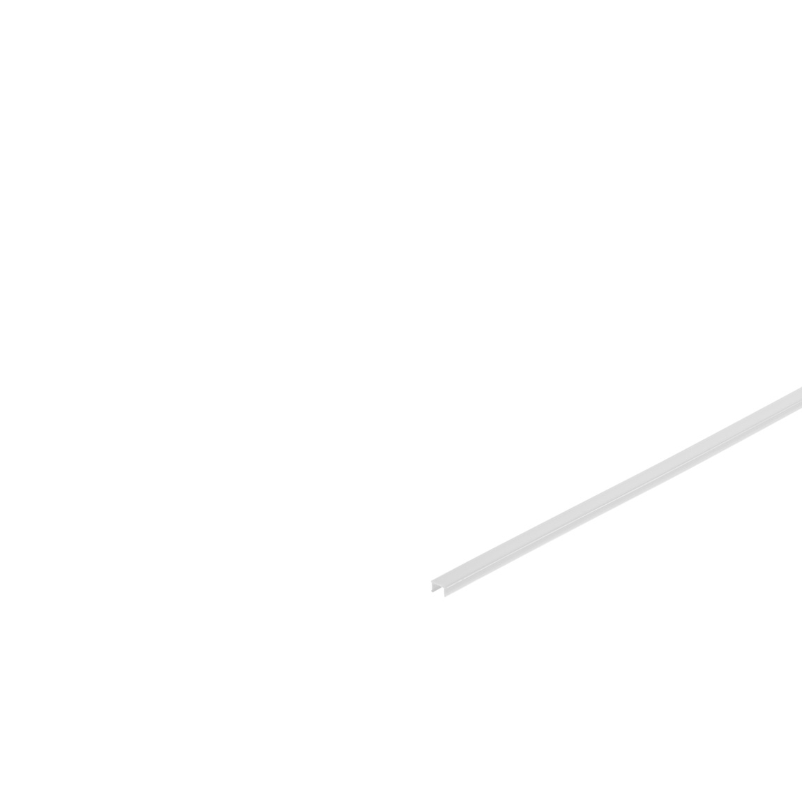 SLV 213594 GLENOS F-3820 DOWN, экран для профиля, 1 м, белый