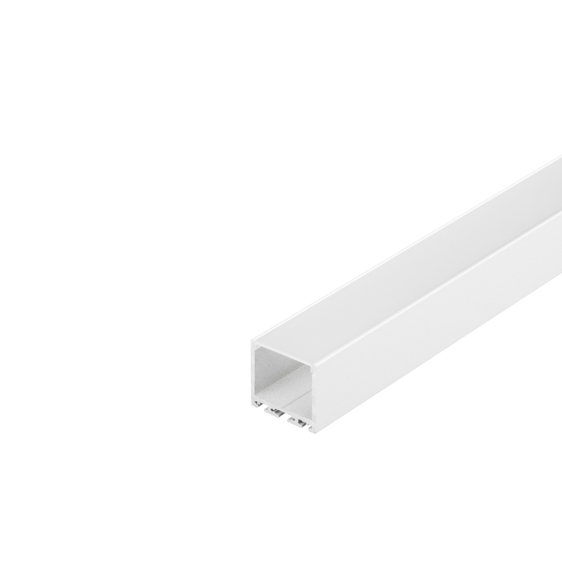 SLV 213621 GLENOS Pro-3030 200 профиль накладной, без экрана, 2 м, белый