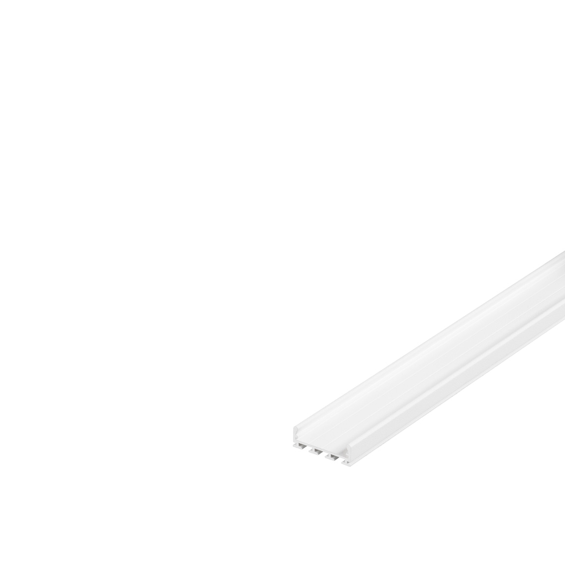 SLV 213711 GLENOS Pro-2609 200 профиль накладной, без экрана, 2 м, белый