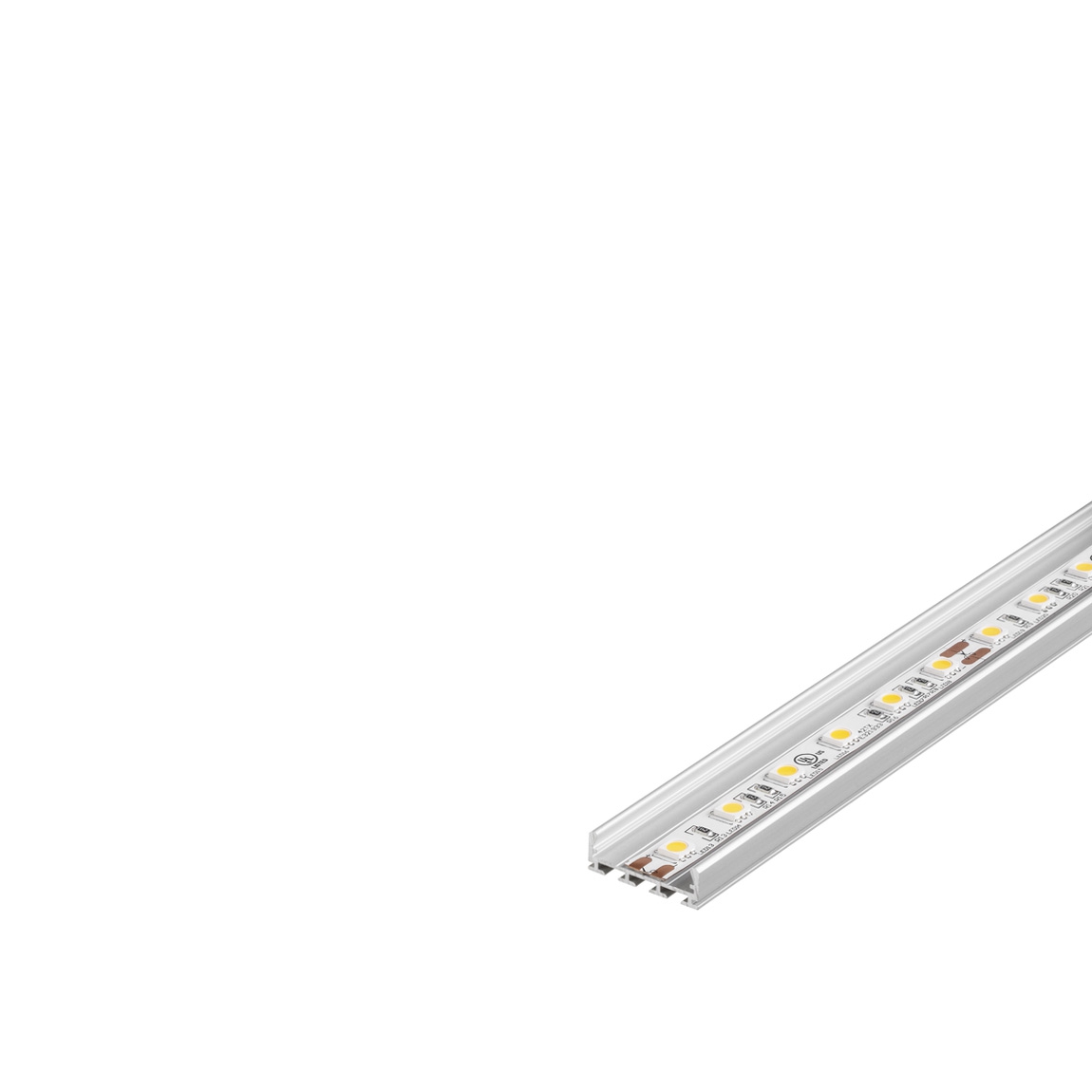 SLV 213724 GLENOS Pro-2609 300 профиль накладной, без экрана, 3 м, серебристый