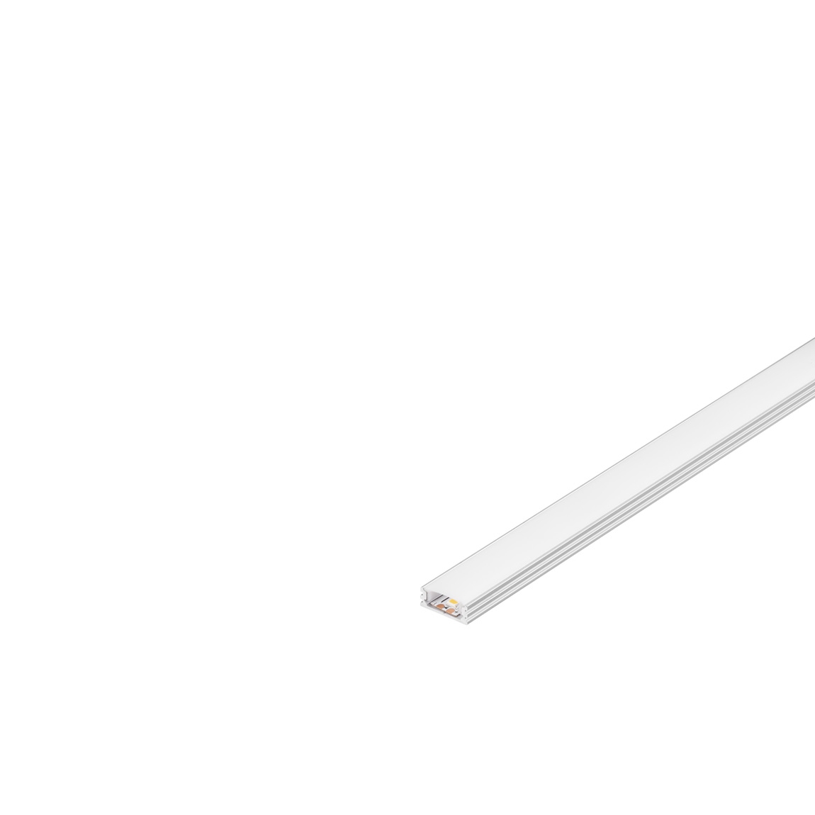 SLV 213814 GLENOS D-1808 200 профиль накладной, без экрана, 2 м, алюминий