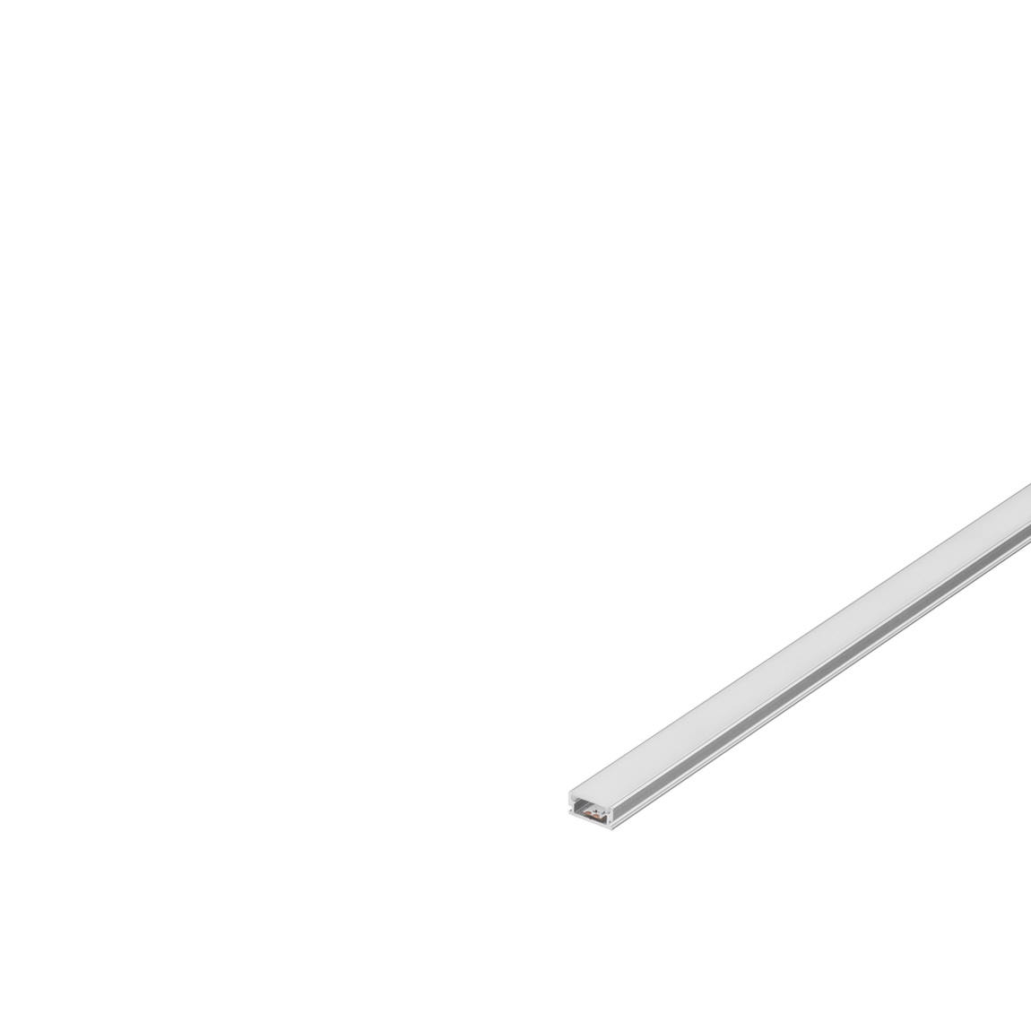 SLV 213944 GLENOS D-1107 100 профиль накладной, без экрана, 1 м, алюминий