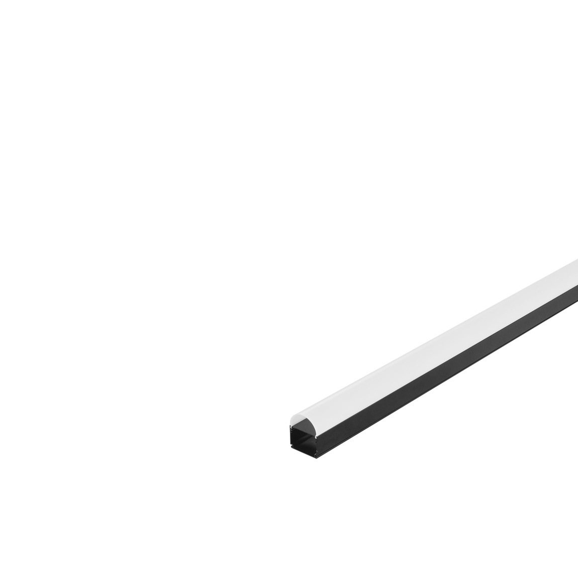 SLV 214430 GLENOS INDUSTRIAL Pro-5061 профиль накладной/подвесной 2 м, с экраном, черный