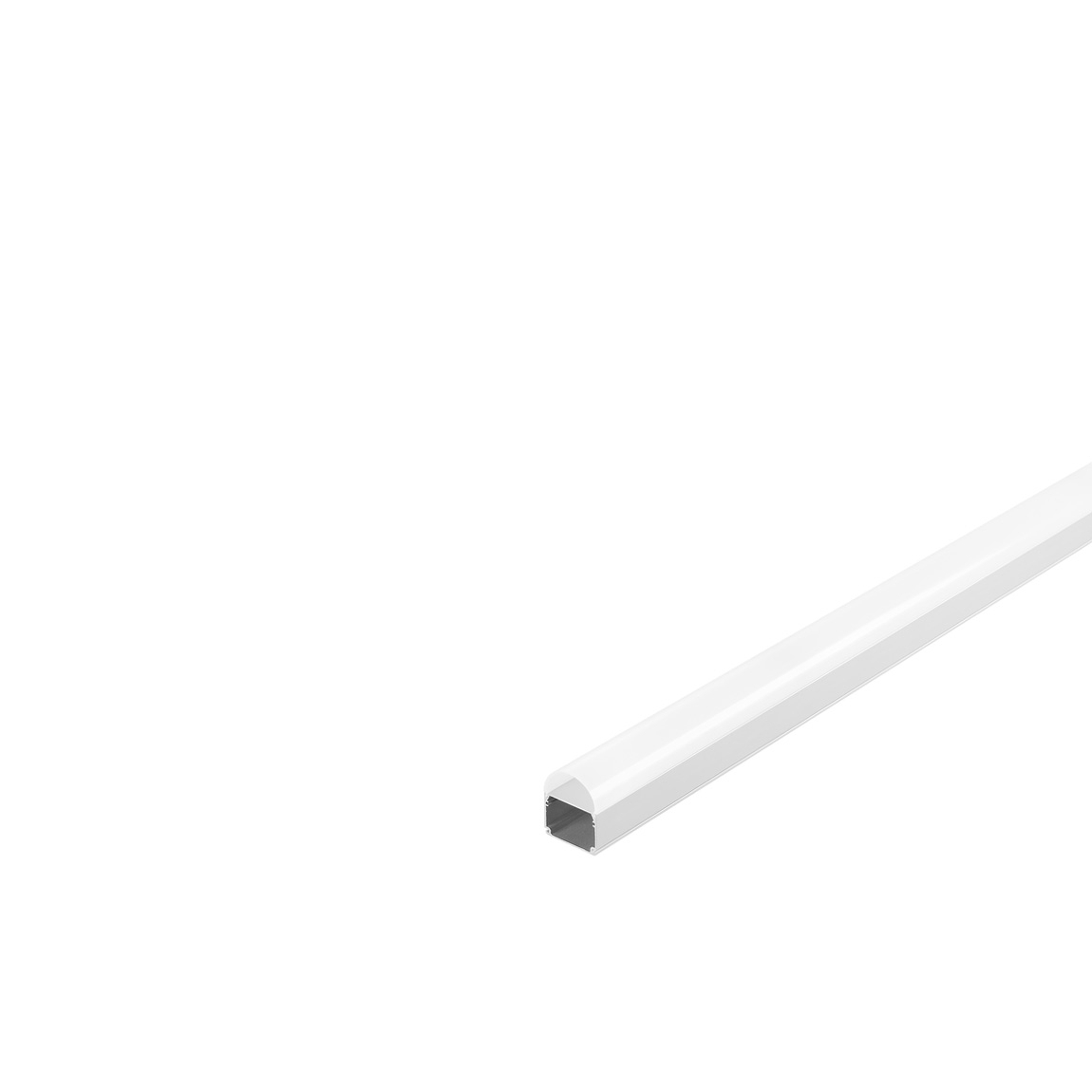 SLV 214434 GLENOS INDUSTRIAL Pro-5061 профиль накладной/подвесной 2 м, с экраном, алюминий