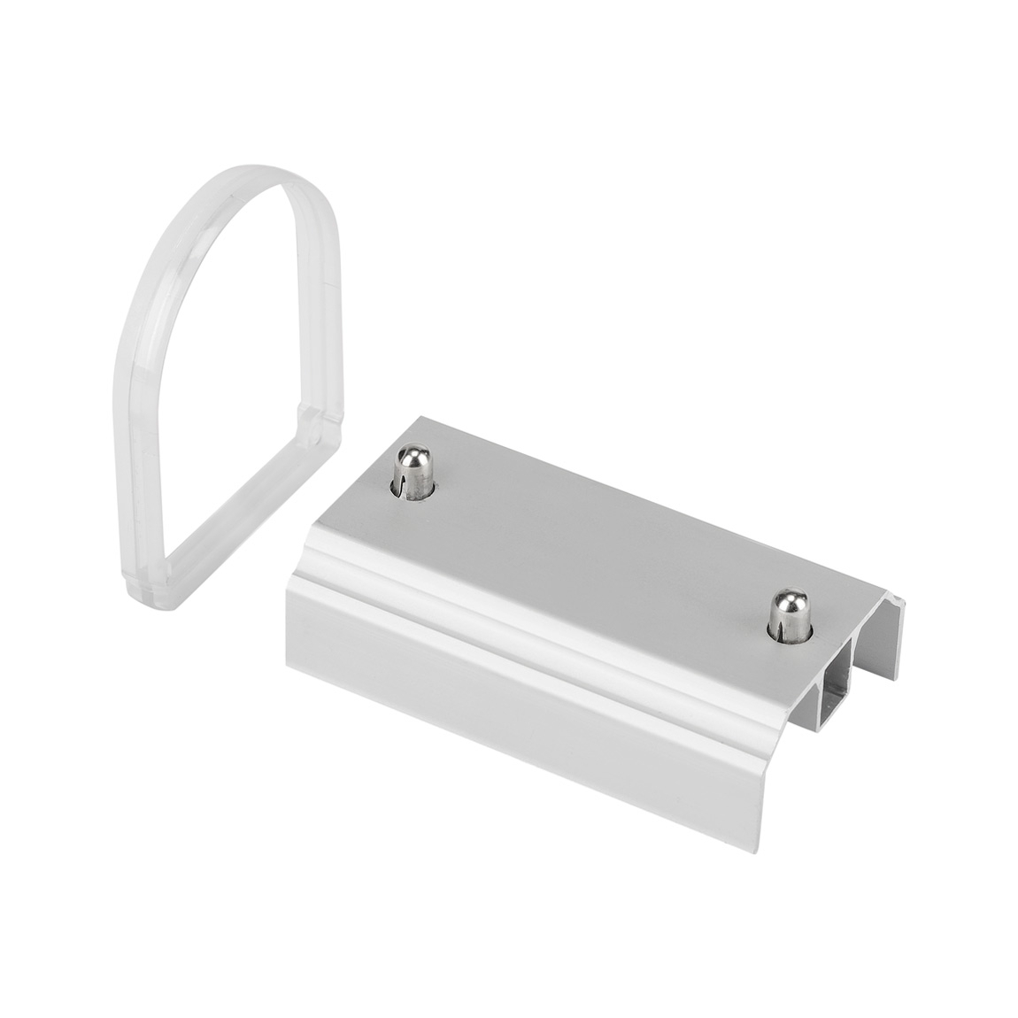 SLV 214477 GLENOS INDUSTRIAL, коннектор прямой, серебристый/ прозрачный