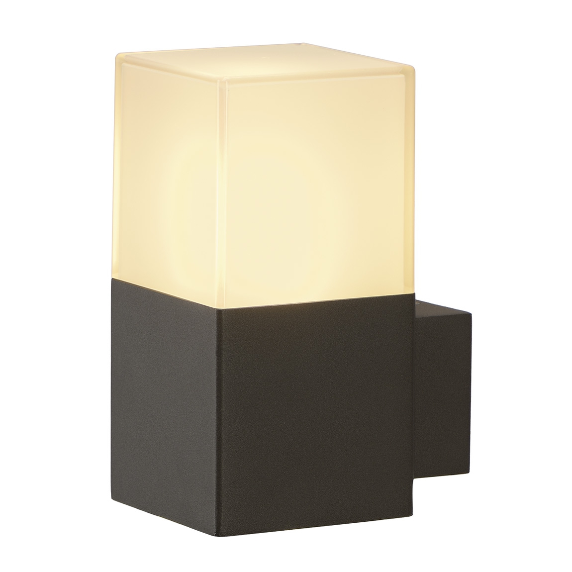 SLV 231205 GRAFIT WL светильник настенный IP44 для лампы E27 11Вт макс., антрацит