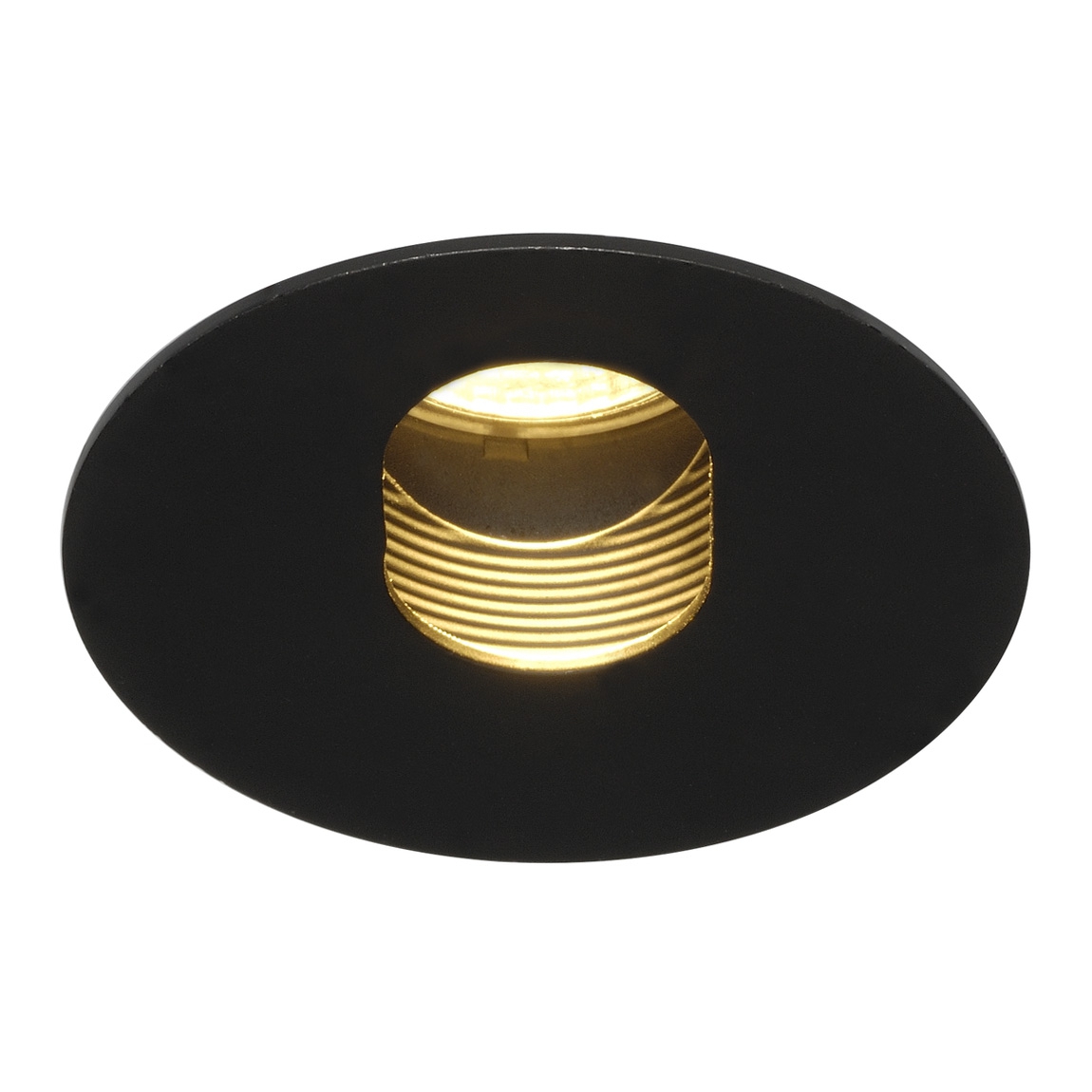 SLV 114490 H-LIGHT OVAL HOLE светильник встраиваемый 12Вт с LED 2700К, 395лм, с БП, черный