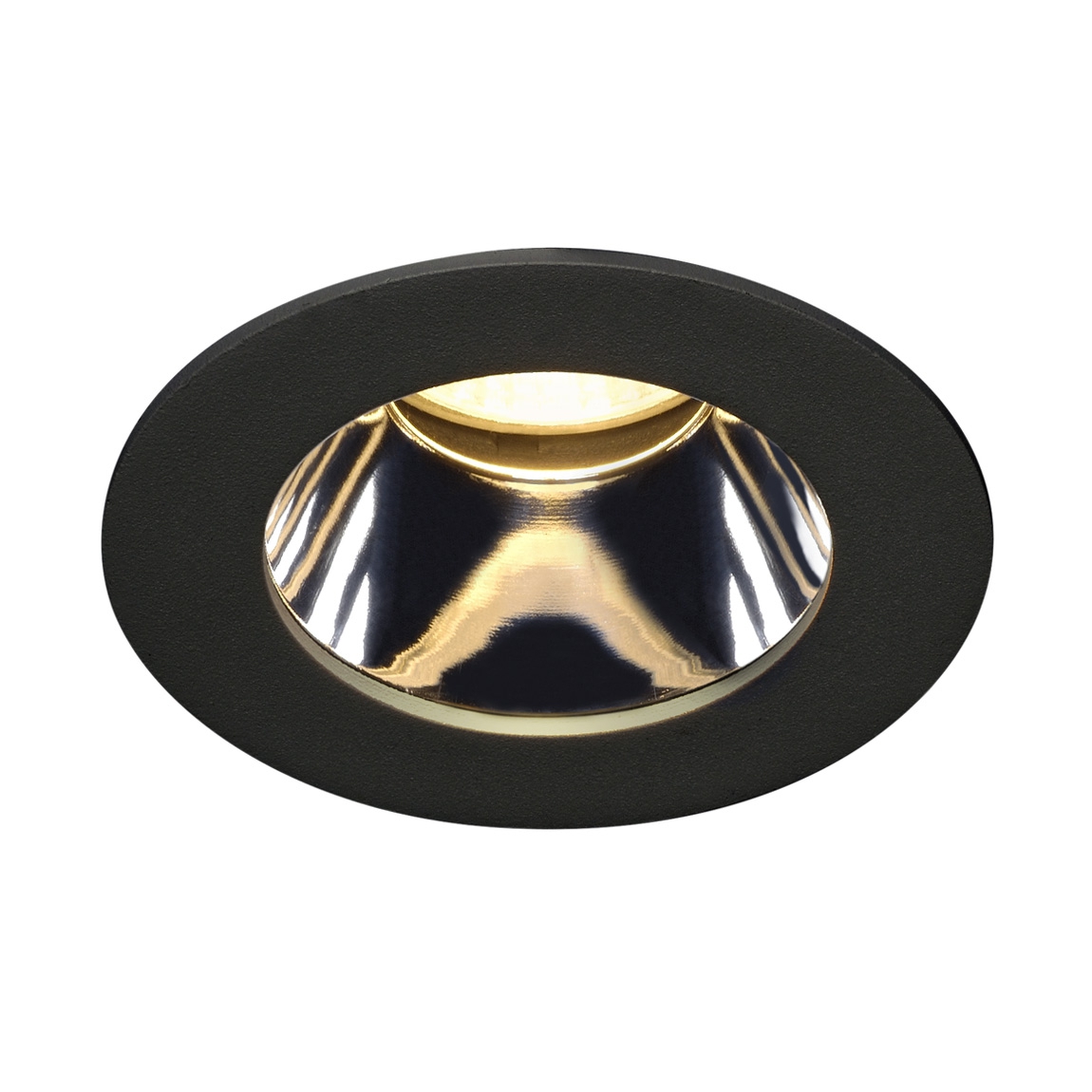 SLV 114500 H-LIGHT REFLECTOR светильник встраиваемый 12Вт с LED 2700К, 540лм, с БП, черный