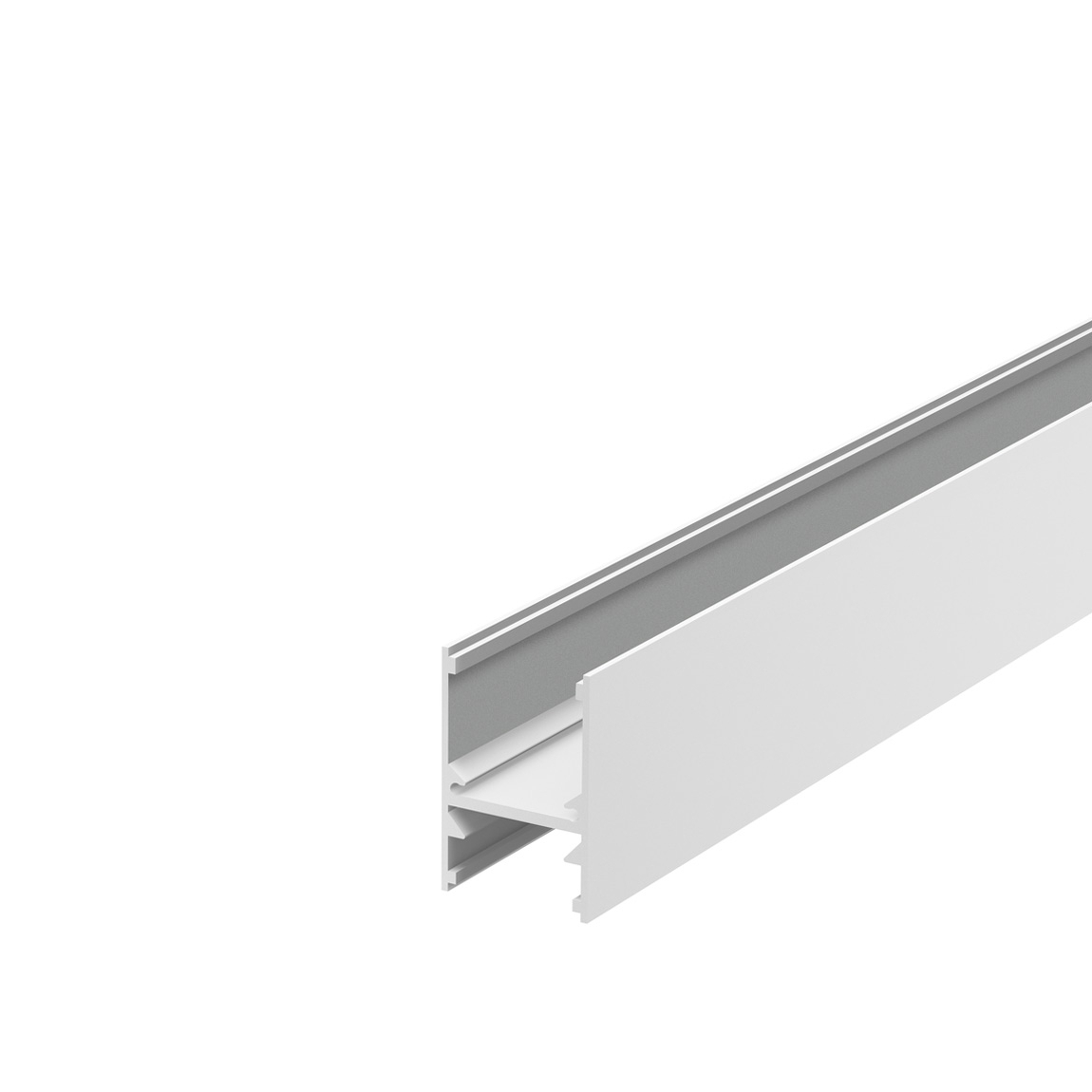 SLV 1001816 H-PROFIL, профиль накладной, 2 м, без экрана, белый