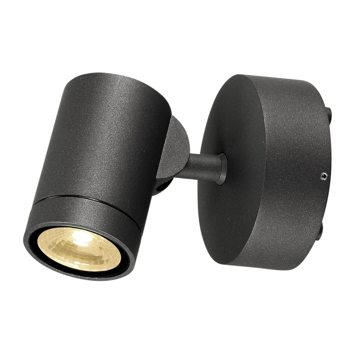 SLV 233245 HELIA LED SPOT SINGLE светильник накладной IP55 8Вт c LED 3000К, 450лм, 38°,  антрацит