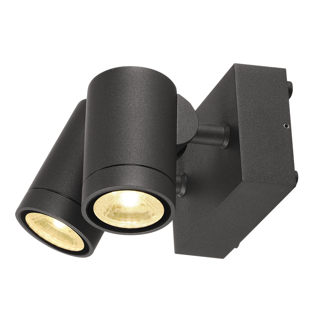 SLV 233255 HELIA LED SPOT DOUBLE светильник накладной IP55 16Вт c LED 3000К, 900лм, 2х 38°, антрацит