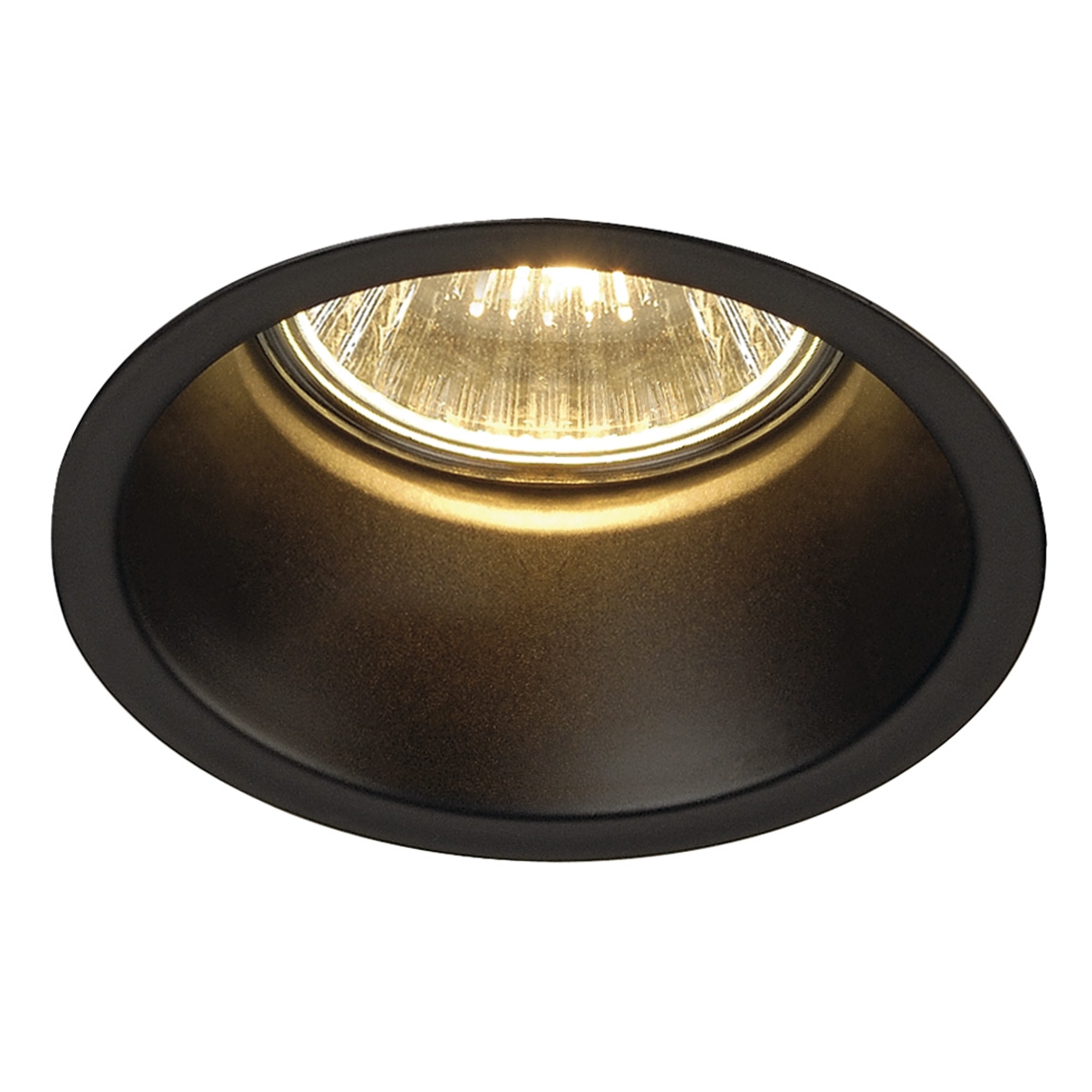SLV 112910 HORN 1 GU10 светильник встраиваемый для лампы GU10 50Вт макс., матовый черный