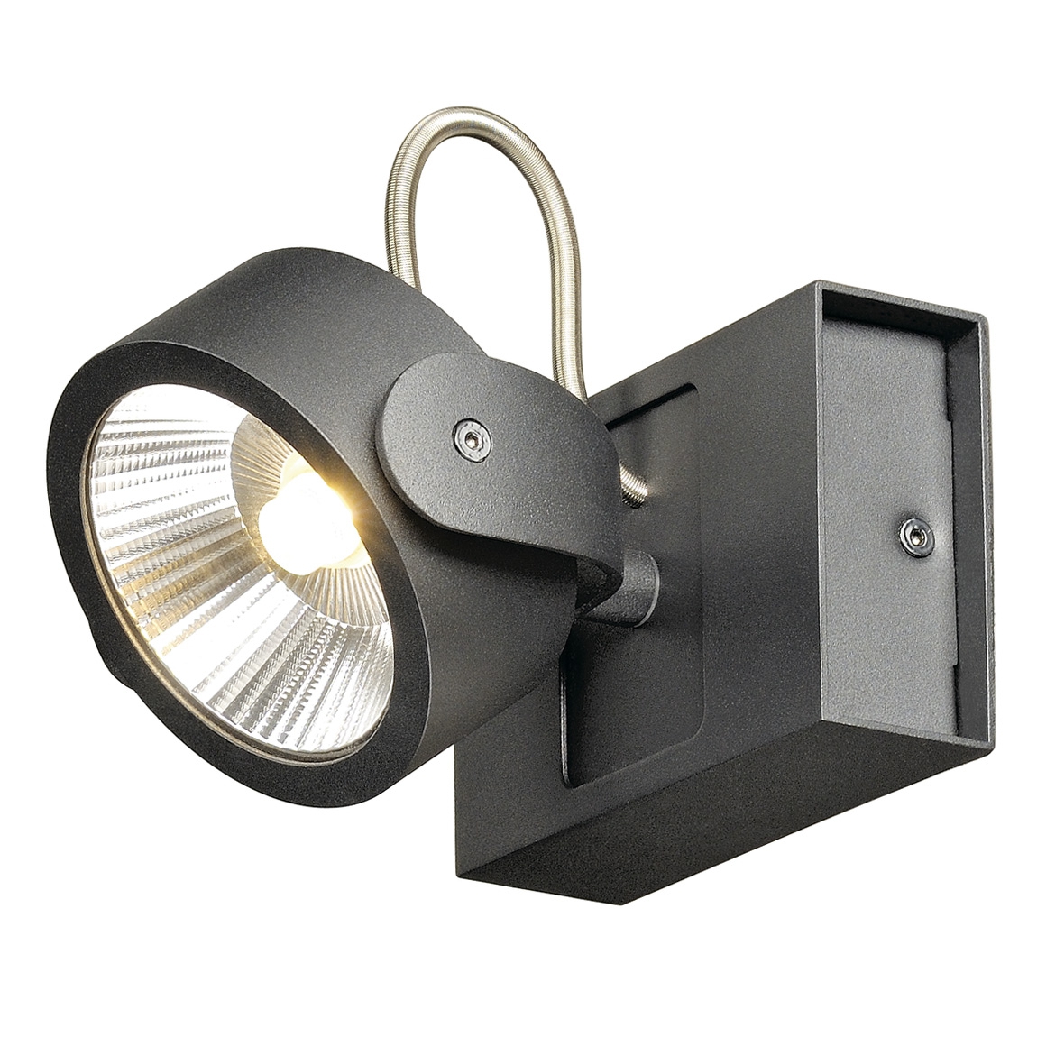 SLV 1000110 KALU 1 LED светильник накладной 17Вт с LED 3000К, 1000лм, 24°, черный