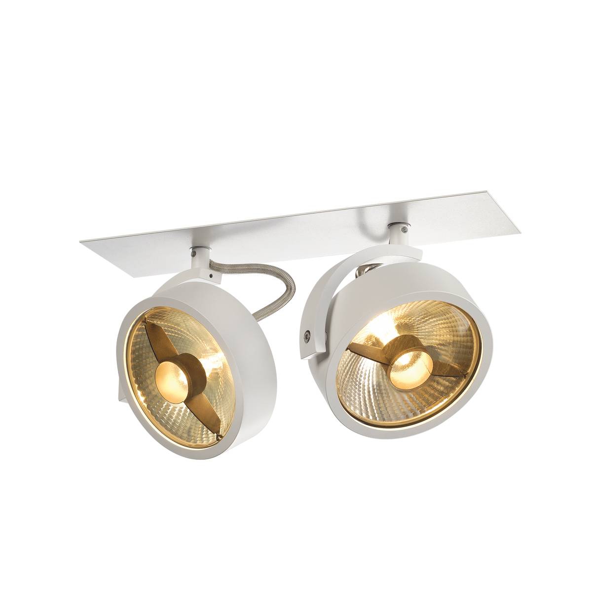 SLV 113361 KALU 2 ES111 EL светильник встраиваемый для 2-х ламп ES111 по 75Вт макс., белый