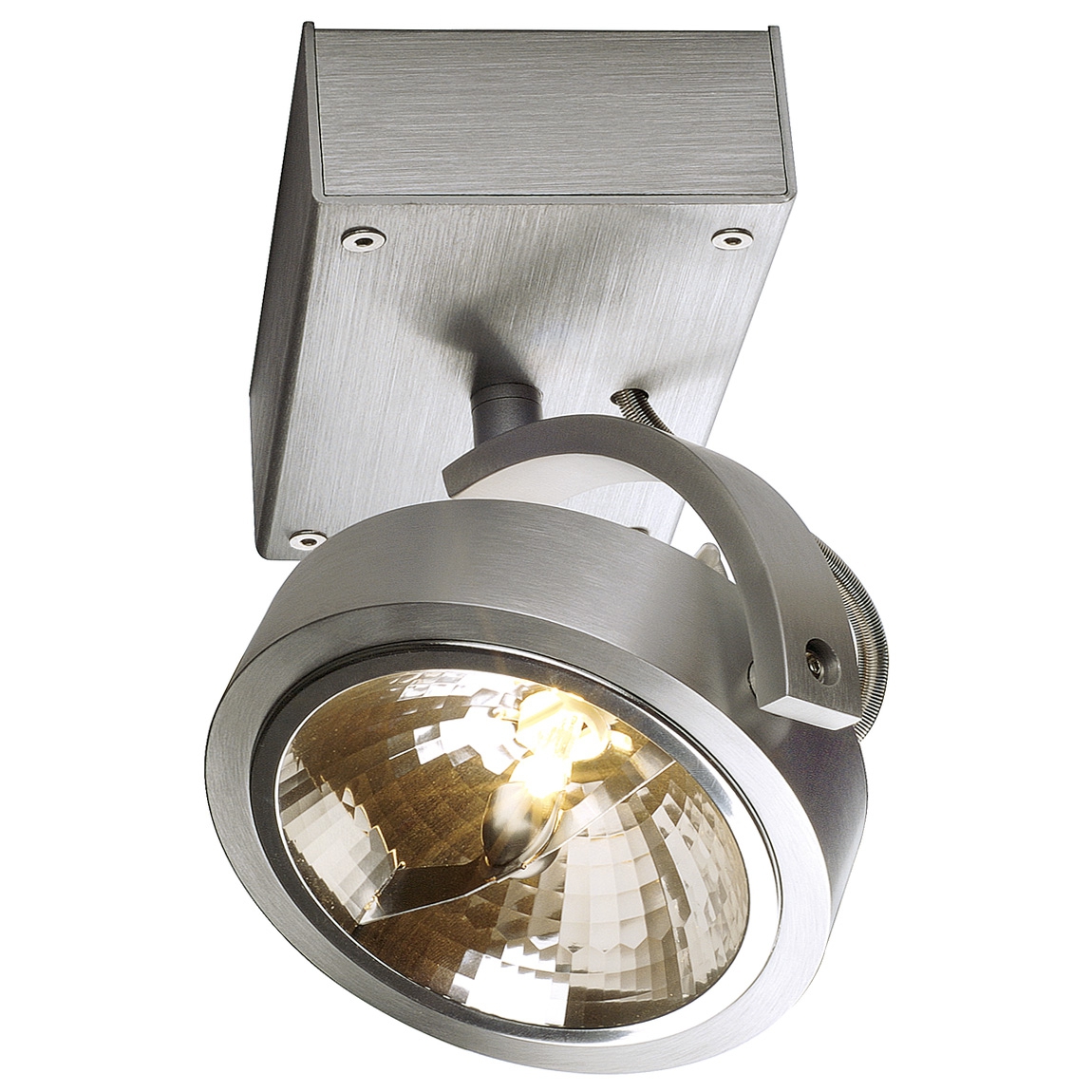 SLV 147256 KALU 1 QRB111 светильник накладной с ЭПН для лампы QRB111 50Вт макс., матированный алюминий