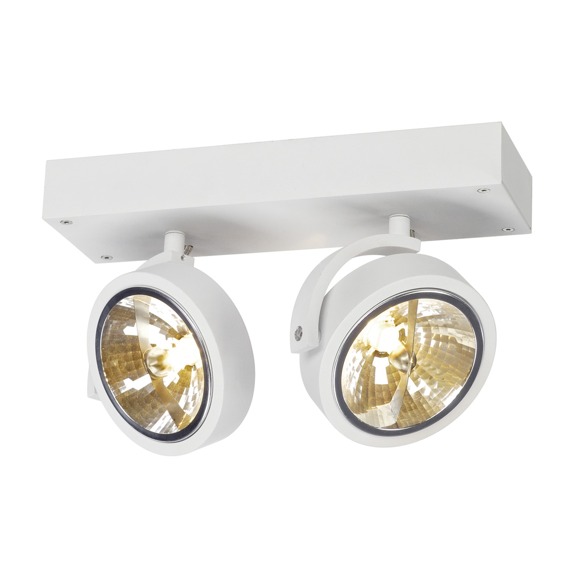 SLV 147261 KALU 2 QRB111 светильник накладной с ЭПН для 2-x ламп QRB111 по 50Вт макс., белый