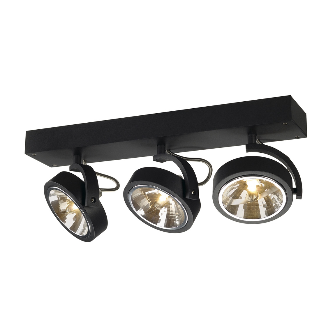 SLV 147270 KALU 3 QRB111 светильник накладной с ЭПН для 3-x ламп QRB111 по 50Вт макс., черный