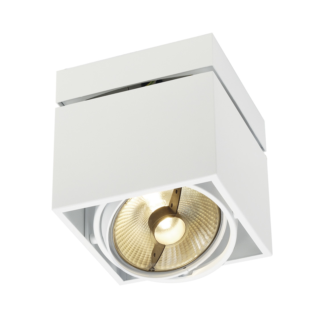 SLV 117101 KARDAMOD SQUARE ES111 SINGLE светильник потолочный для лампы ES111 75Вт макс., белый