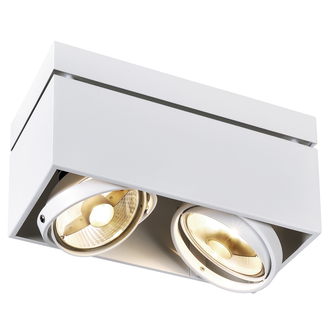 SLV 117111 KARDAMOD SQUARE ES111 DOUBLE светильник потолочный для ламп ES111 2x75Вт макс., белый