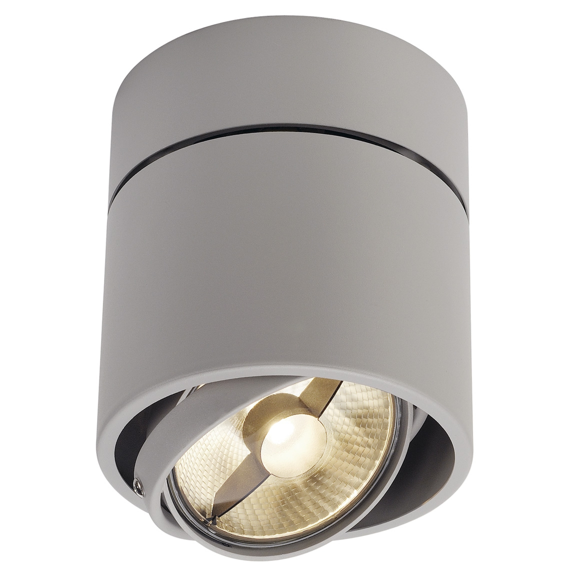 SLV 117164 KARDAMOD ROUND ES111 SINGLE светильник потолочный для лампы ES111 75Вт макс., серебристый