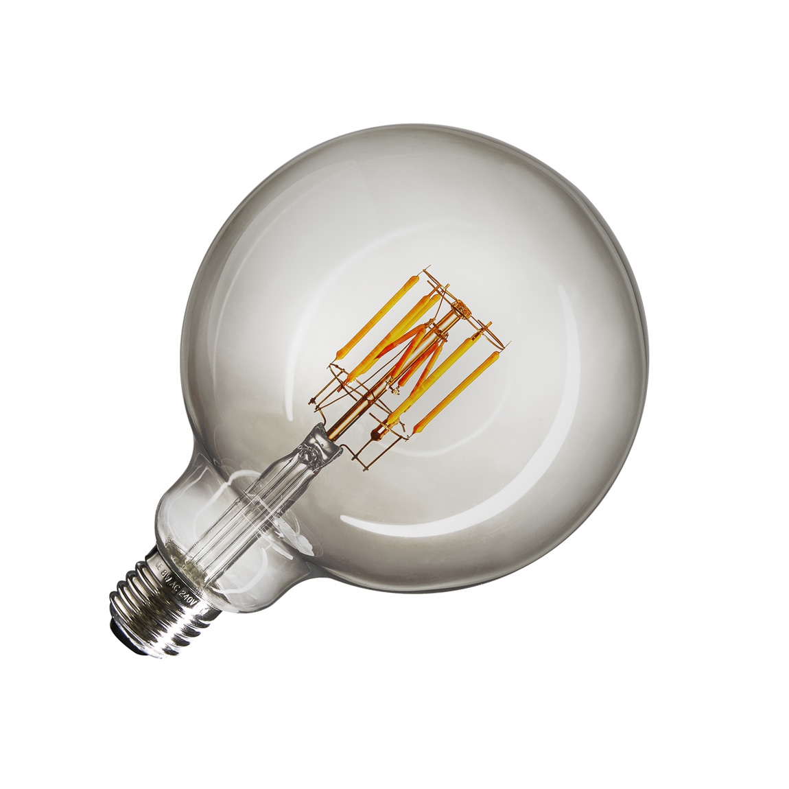 SLV 1003096 LED G125 E27 источник света 8Вт, 2000-2900K, 500 lm, 280°, димм., дымчатое стекло