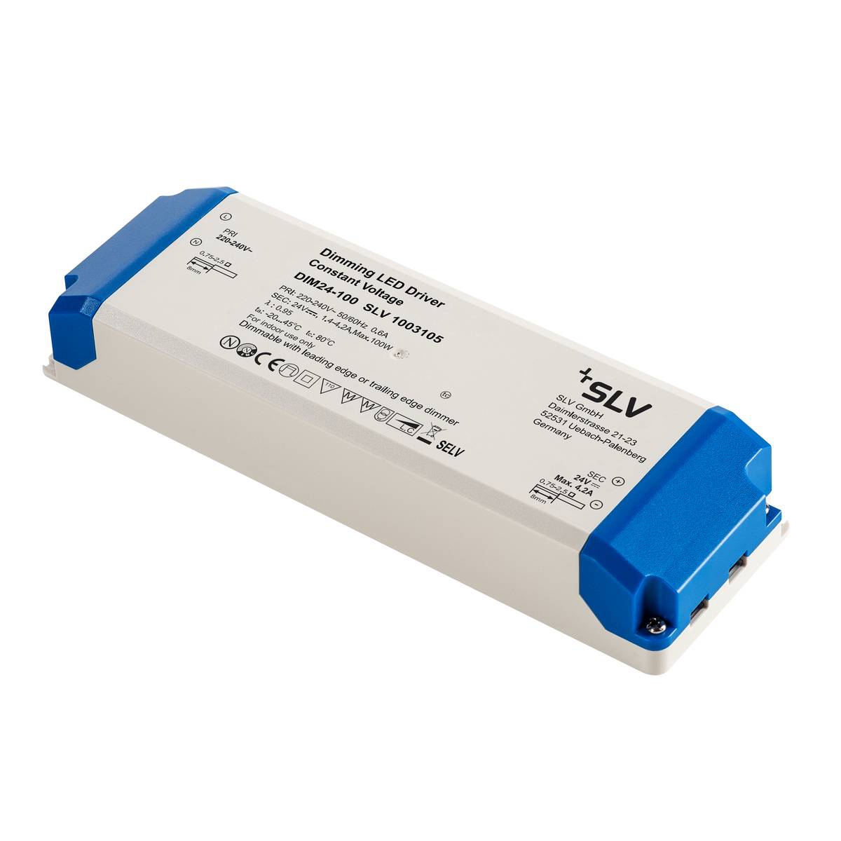 SLV 1003105 Блок питания LED 100Вт, 24В=, димм.TRIAC 