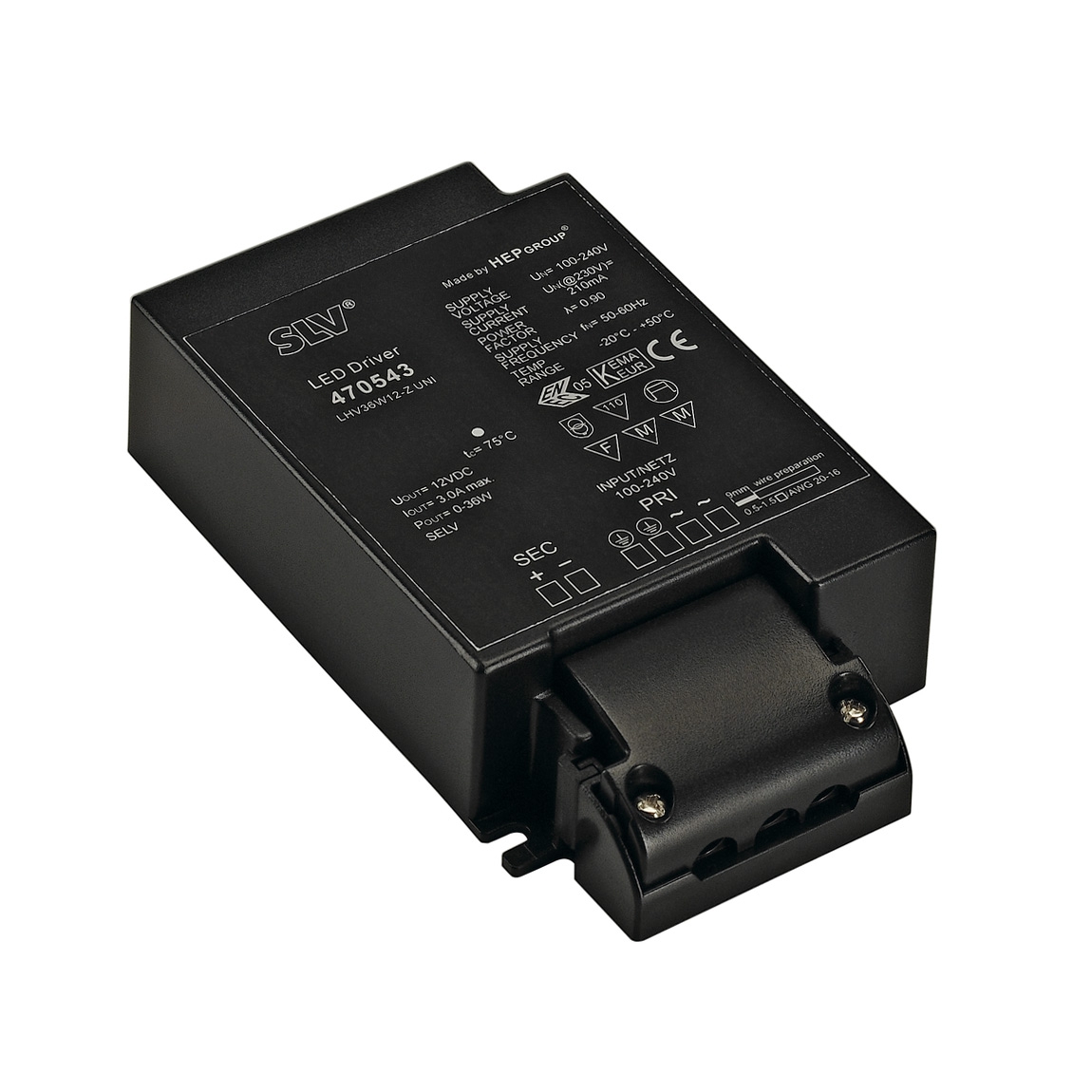 SLV 470543 Блок питания 12В=, 36Вт