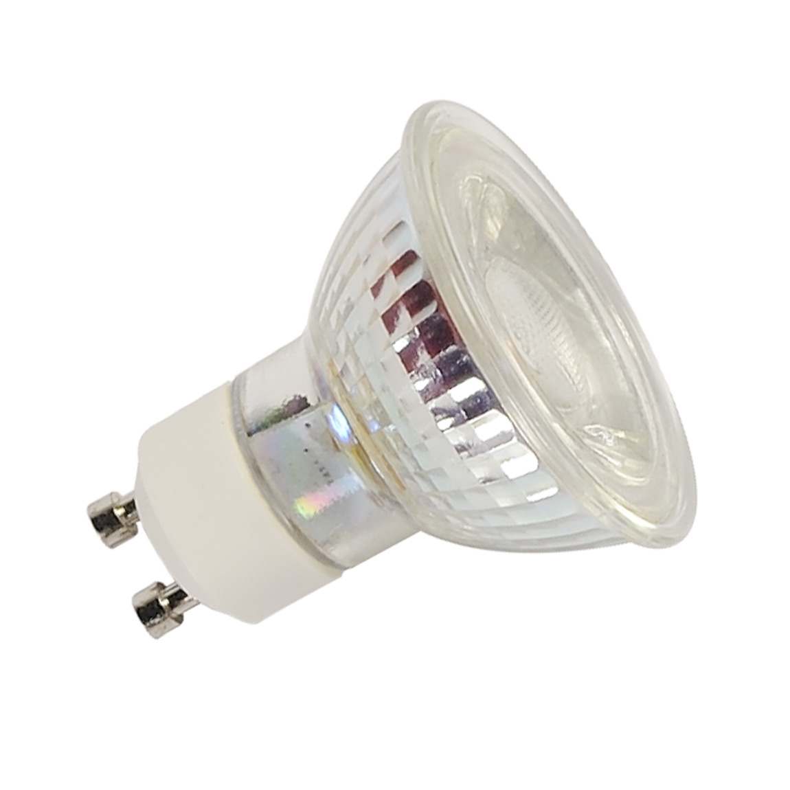 SLV 551902 LED GU10 источник света 230В, 5.5Вт, 3000К, 440лм, 38°, 3 уровня яркости, зеркальный корпус